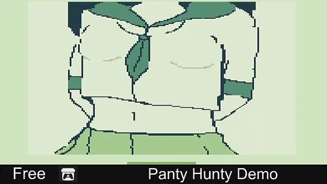 Retro arcade game features hot pixelated babes