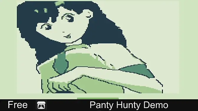 Retro arcade game features hot pixelated babes