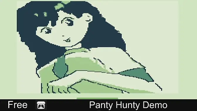 Retro arcade game features hot pixelated babes