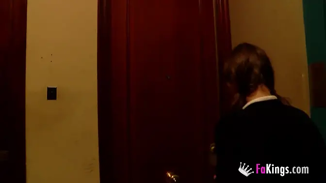 Shy 18yo colegiala fakes it with 50yo neighbor