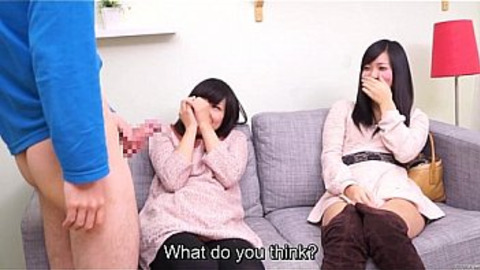 Japanese cutie loves surprise blowjobs in secret🤫 hidden corner, fingers playing silent melody