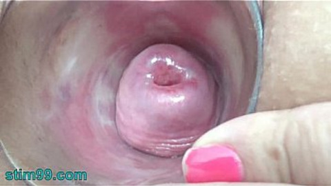 Tight urethral play leads to cervix invasion with bat fucking and brutal fingering👉