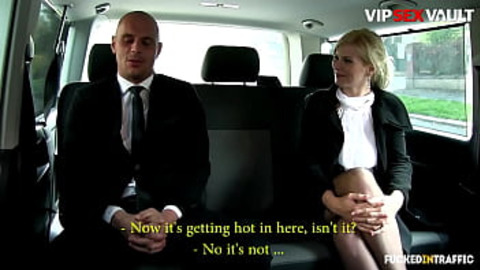 Dirty chauffeur gets tattooed babe Barbara Nova's hot pussy🌮️