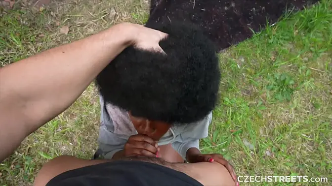 Czech Streets 152: Quickie With Cute Busty Black Girl - Lexi Luv