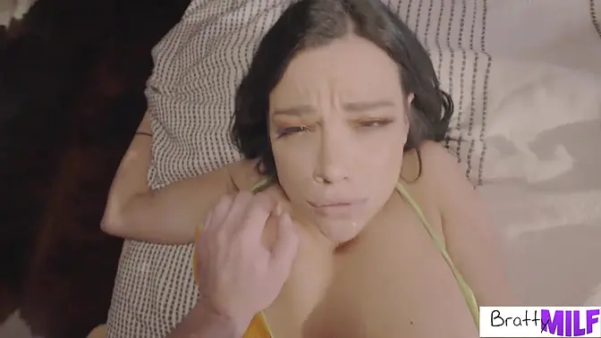 BrattyMilf - Stepmom Says `Give me your hard cock I need it now!`