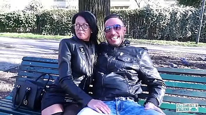 Brunette newbie Krystal Black gets hard fucked at her first Italian amateur audition