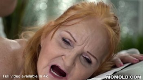 Intimate Granny Gangbang Gets Wet
