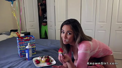 Cum-filled celebration of her sinful sweet 16th
