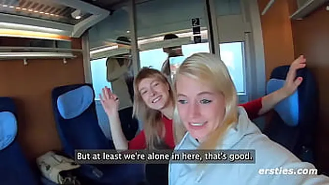 Public park tryst between two hot amateur babes