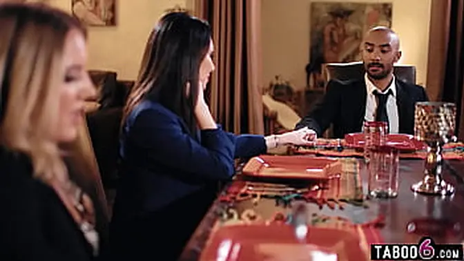 Bisexual milf wife satisfies her craving with a deepthroat blowjob