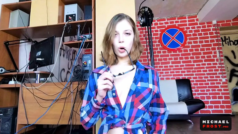 Teen seduces BF after school, making him cum hard