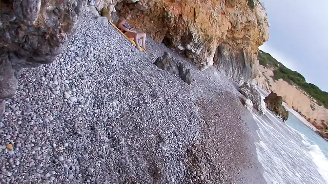 Beefy Blonde Being Horny Got Analed Sexed In The Beach