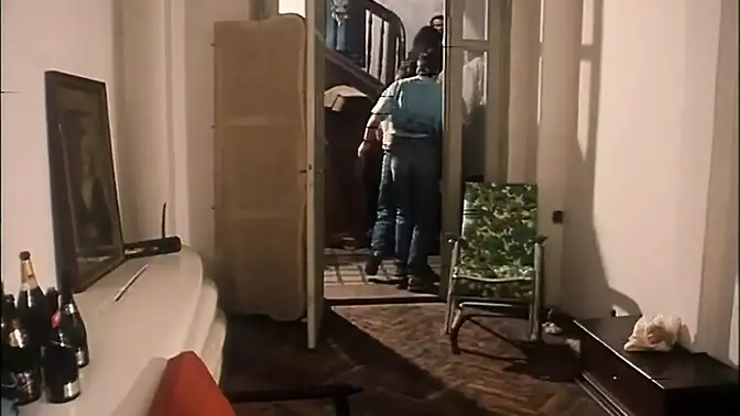 Busty brunette in hot handsjob and asshole closeup