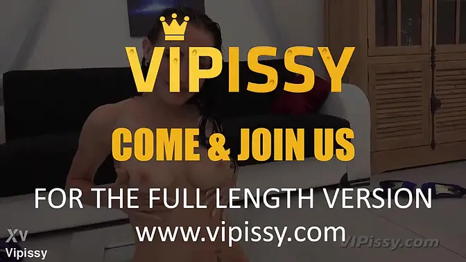 Mirror scene with piss drinking and peeing girl