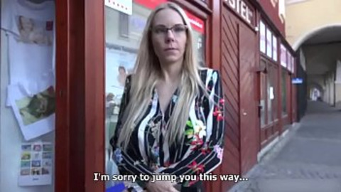 Naive blonde seductress snatched off sidewalk and ravaged