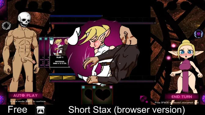 Sexy Card Game Strategy with Cute Female Protagonist