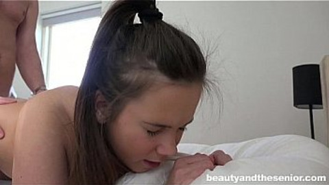 Savage seduction of innocent teen princess👸 by a decrepit grandpa in his private🤫 lair