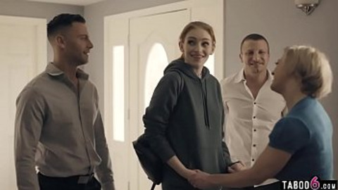 Taboo four-way family swap freak fest, twisted genes unite