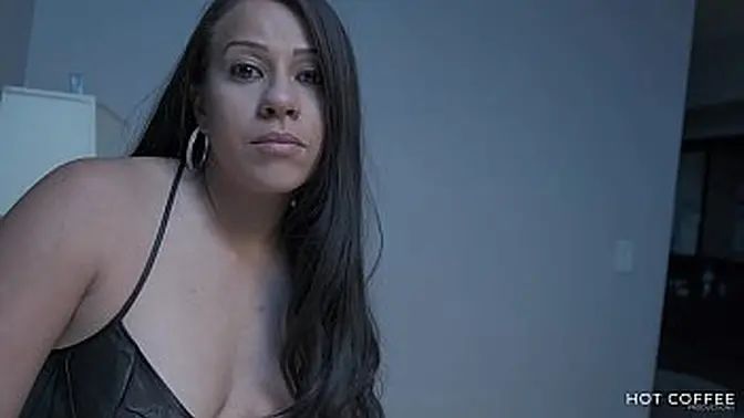 Hot Puerto Rican babysitter squirts and sucks in POV