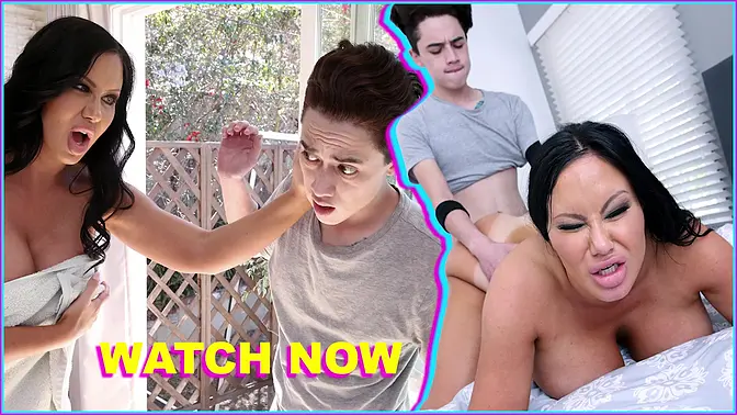 Stepmom Sybil Stallone fucks stepson hard for better grades