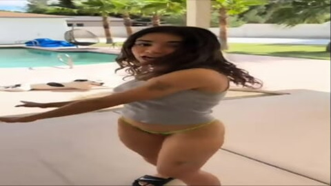 Young Slut Seduces Stranger Under the Moonlit Foursome