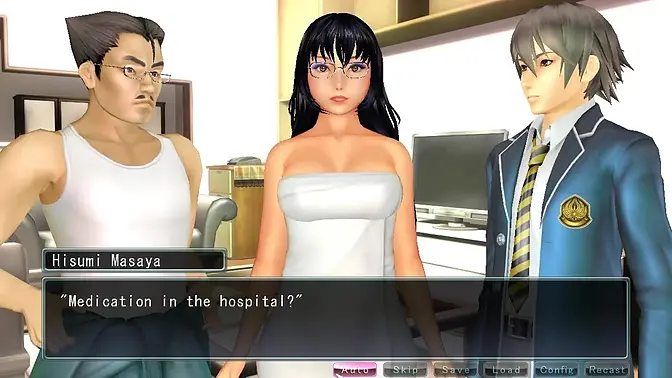 Guida gets a deepthroat from a hentai babe in game