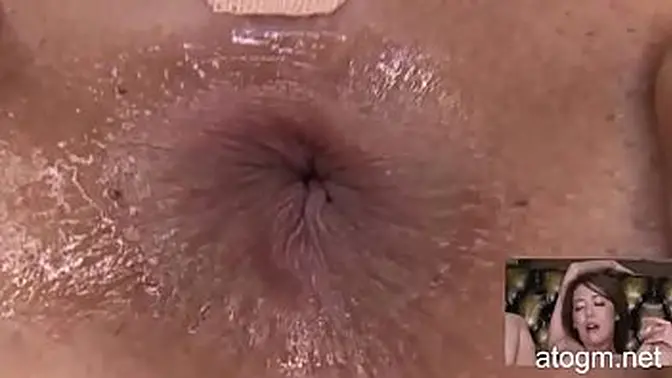 Asian beauty enjoys intense anal pleasure with vibrator