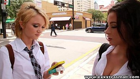 Intense vaginal and anal👌 sexcapade between a sultry brunette and her curvaceous blonde companion