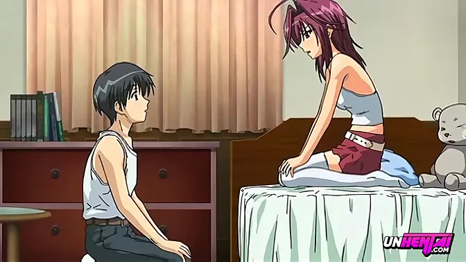 Spied step sister caught jerking off with a huge toy