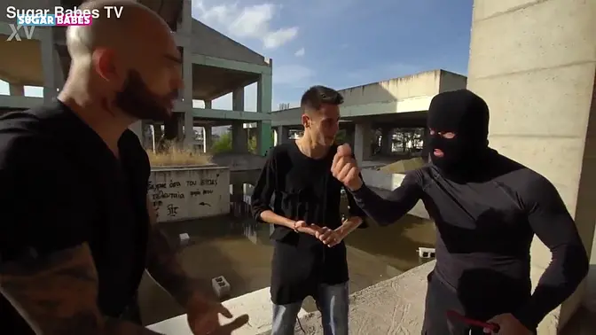 Greek MILF devours cock and gives footjob at home