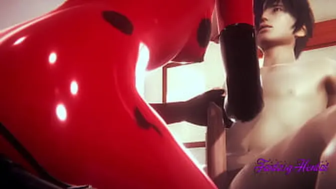 Ladybug's sexual escapades in 3D anime
