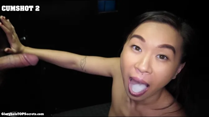 Petite nympho sucks cock🌭 good &mdash;  needs more practice &mdash;  gets better