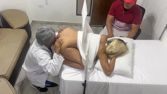 Gynecologist doctor cheats on dumb husband with sexy Latina wife