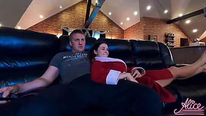 Teen girl sucks big shaft before rough doggystyle fucking