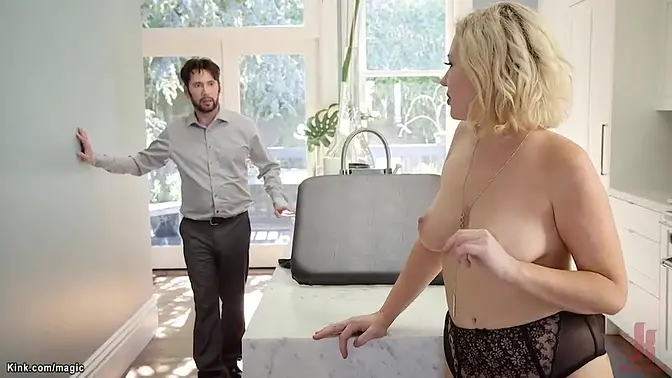 Tommy Pistol's wife Jessica Ryan gets anal punishment in family BDSM threesome