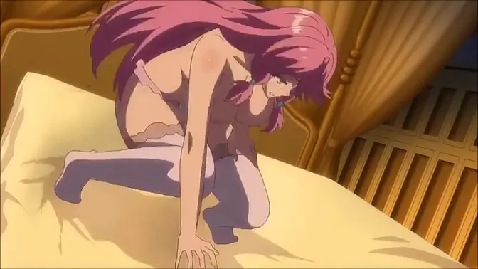 Hot Japanese anime characters in sexy scenes