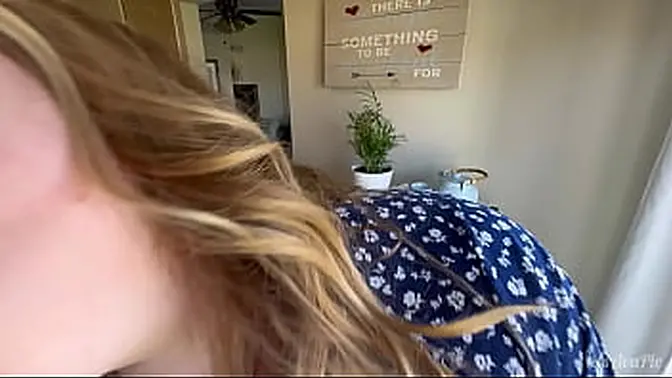 Curvy roomie's juicy fat pussy gets filled with cum