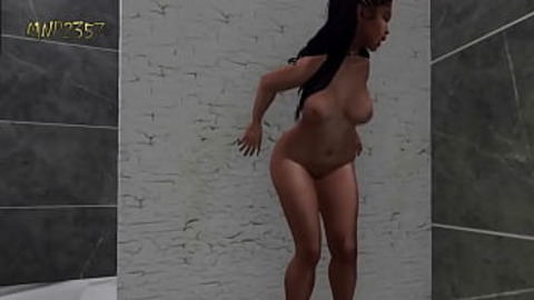 This 3D beauty has an insatiable hunger for cock🌭 in her sweet gloryhole