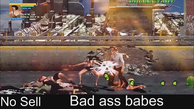 Tight ass babes take it hard in part 4