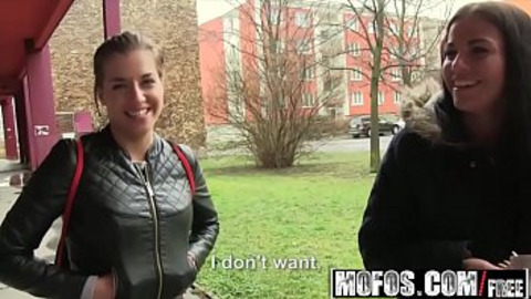 Public Flashups - Euro Beauty Showcases Her Bottom for Pay featuring Eveline Dellai