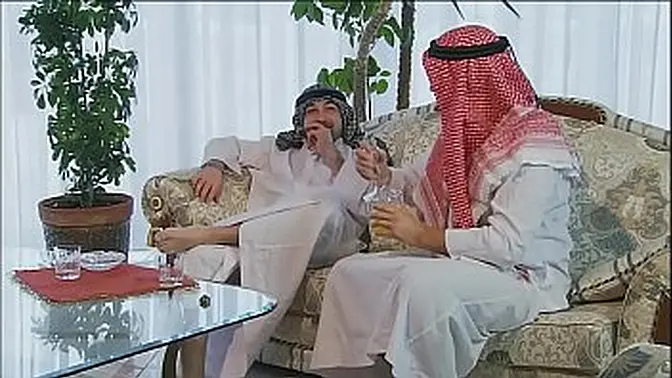 Hot MILF gets double-pounded by two big-cocked Arabs