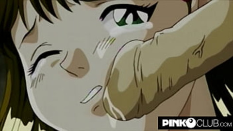 Japanese anime teen loses virginity to European lover
