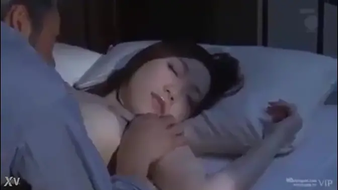 Japanese MILF sucks husband's cock