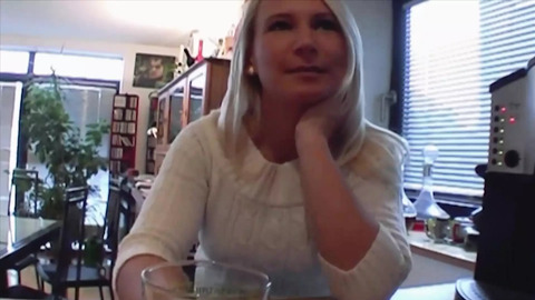 Beautiful German blonde showing off in intimate scenes