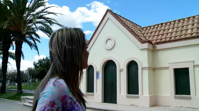 Hot Ravishing Youngster Got Sexed By A Lucky Stud She Met In The Parking Lot