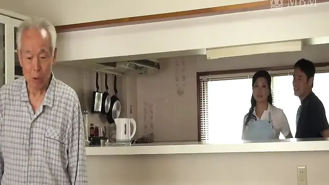 Mature slut helper gives gentle erotic hand job to client