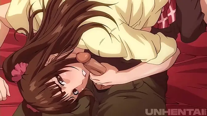 Young boy cheats with a big-titted MILF in uncensored anime hentai