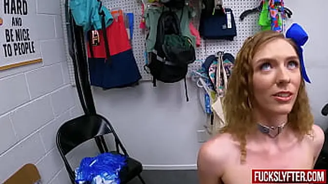 Petite blonde amateur gets her huge cock deepthroat