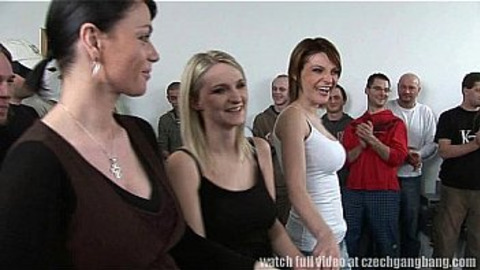 Two Czech babes get brutally gang-fucked by 120 dudes in a sordid massacre