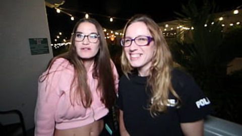 White chicks gone wild: Kendra's cum-filled crime caper with Misty and Shimmy